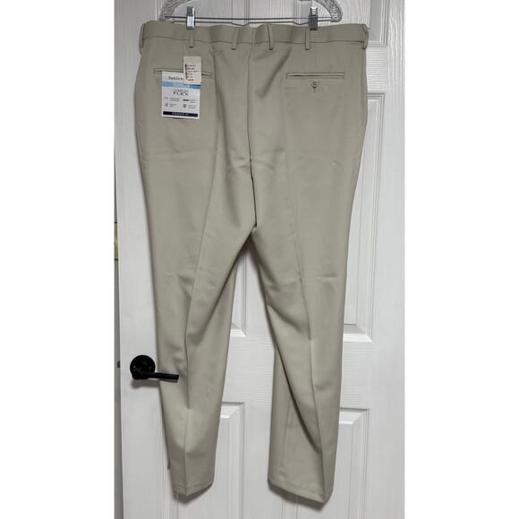 Saddlebred Travelers Comfort Flex Straight Fit Men's Dress Pants Size 42X32 - Picture 9 of 11